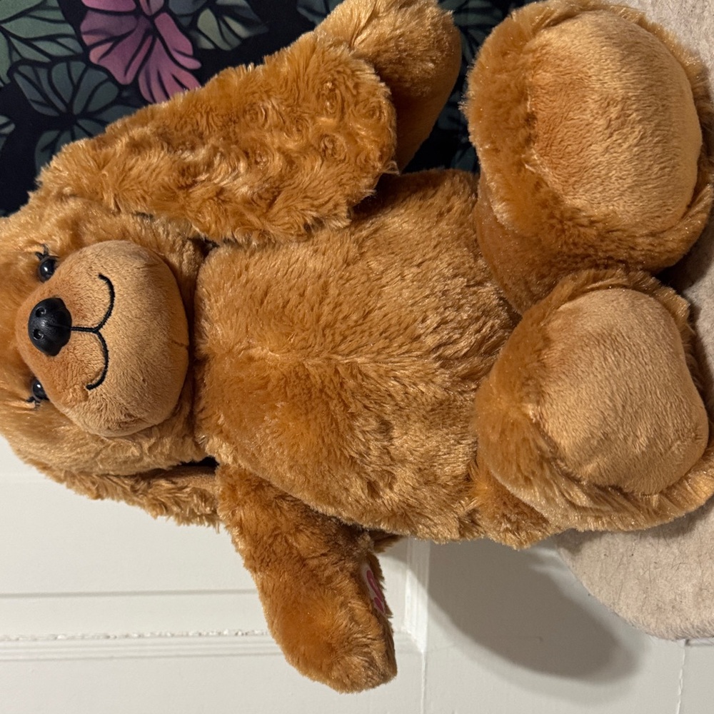 Plush Brown Puppy Stuffed Animal - Soft Kids Toy